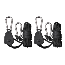 GrowPRO Seilzugratschen-Set, stufenlos verstellbar - B-Ware