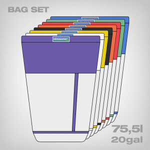 Labs Bubble Bag by BubbleMan, 8 Bag Kit, 75,5 Liter (20 gal)