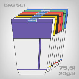 Labs Bubble Bag by BubbleMan, 8 Bag Kit, 75,5 Liter (20 gal)