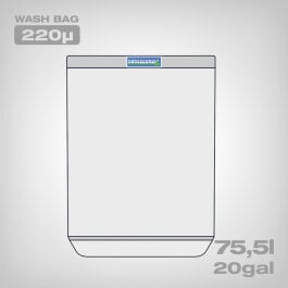 Wash Bag Large by BubbleMan, Single Bag, 75,5 Liter (20 gal)