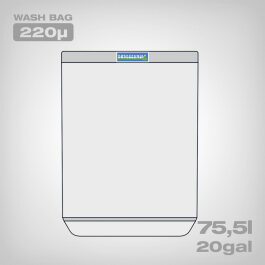 Wash Bag Large by BubbleMan, Single Bag, 75,5 Liter (20 gal)