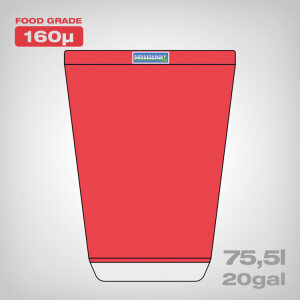 Lite Bubble Bag by BubbleMan, Single Bag, 75,5 Liter (20 gal), 160 µm
