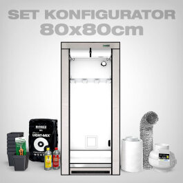 Growbox Komplettset Konfigurator 80x80