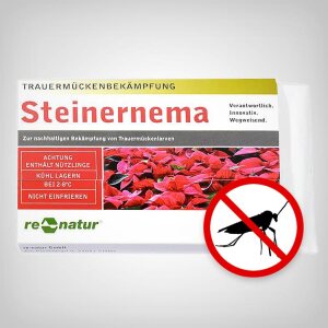 Nematoden Steinernema gegen Trauermücken