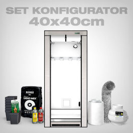 Growbox Komplettset Konfigurator 40x40