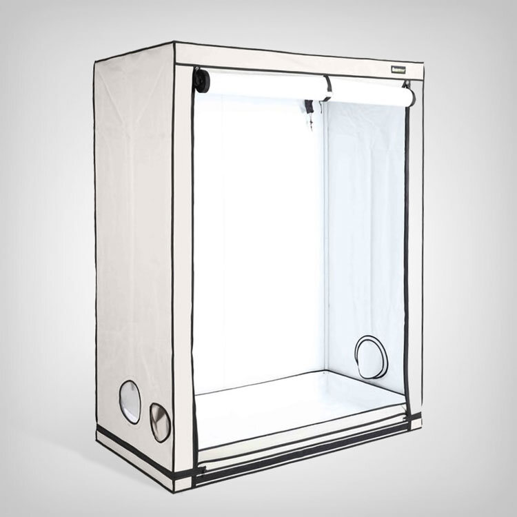 HOMEbox R150 Ambient Growbox 150x80x200 cm | Ideal für 3 Pflanzen, lichtdicht, hohe Reflexion, robustes Gestänge