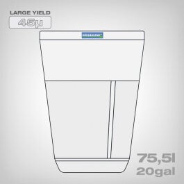 Labs Bubble Bag by BubbleMan, Single Bag, 75,5 Liter (20 gal), 45 µm