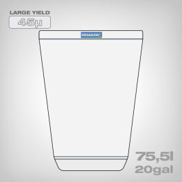 Lite Bubble Bag by BubbleMan, Single Bag, 75,5 Liter (20 gal), 45 µm