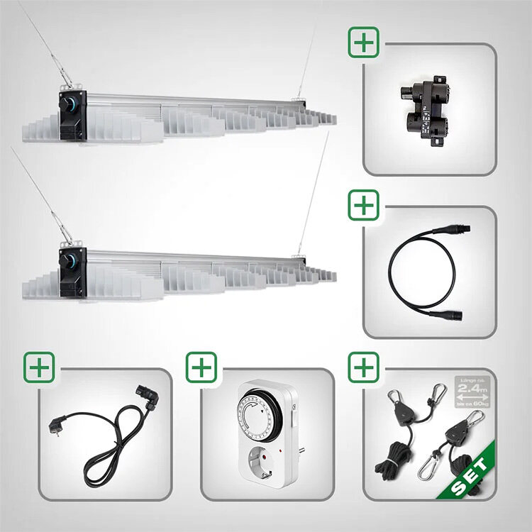 SANlight LED Set 2x EVO 6-150 1.5 Set mit 400W