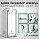 Growbox Komplettset LED GrowPRO S + 1x EVO 3-80 1.5