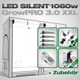 Growbox Komplettset LED GrowPRO XXL + 4x EVO 4-120 1.5