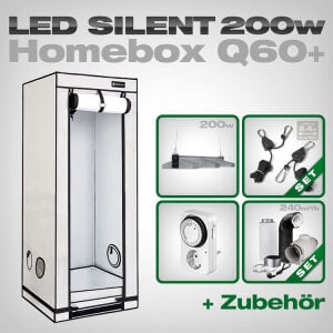 HOMEbox Q60+ LED Silent Grow Set + 1x EVO 3-60 1.5