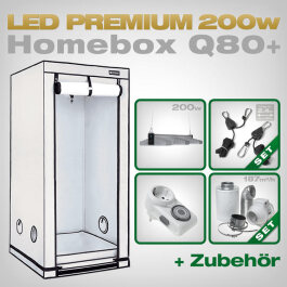 HOMEbox Q80+ LED Grow Set + 1x EVO 3-80 1.5