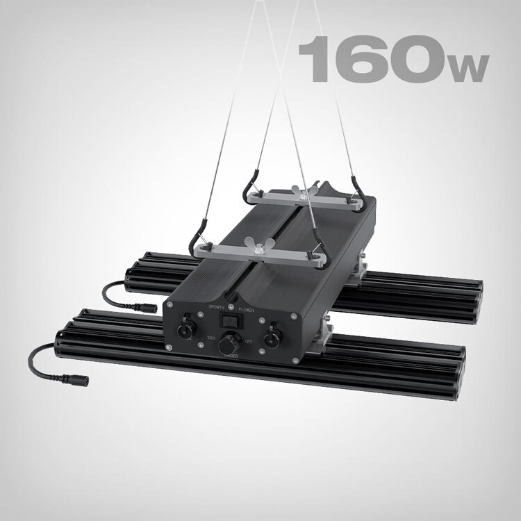 Greenception GCx 4 PWR LED Growlampe 160W Vollspektrum für 60x60 cm Growboxen | 2-Kanal-Dimmung und hohe Effizienz