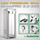 Growbox Komplettset LED GrowPRO XXS + 1x GCx 2solo PWR, 80W