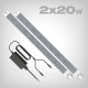 Secret Jardin Cosmorrow LED 2x Wuchs, 20W inkl. Netzteil