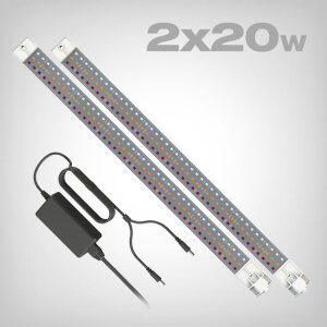 Secret Jardin Cosmorrow LED 2x Blüte, 20W inkl. Netzteil