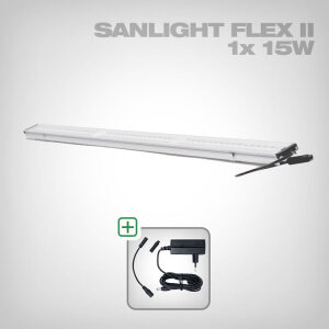 Sanlight FLEX II LED Set mit Netzteil und Kabel, 1x FLEX II 15