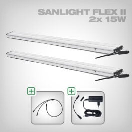 Sanlight FLEX II LED Set mit Netzteil und Kabel, 2x FLEX...