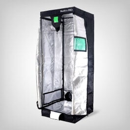 BudBox PRO Medium, Silber, 75x75x200cm