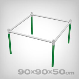 SCROG Trellis Aufsatz für Living Soil Bed, 90x90x50cm