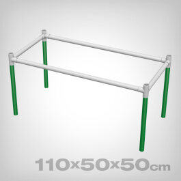 SCROG Trellis Aufsatz für Living Soil Bed, 110x50x50cm