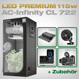AC Infinity LED Grow Set, 60x60x180cm, 115W