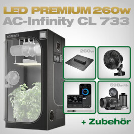 AC Infinity LED Grow Set, 90x90x180cm, 260W