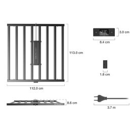 AC Infinity IONFRAME EVO8 Grow LED, 730W