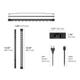 AC Infinity IONBEAM S16, Vollspektrum LED Grow Leiste, 42W