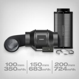 AC Infinity Abluft Komplettset, 350 m³/h - 724m³/h