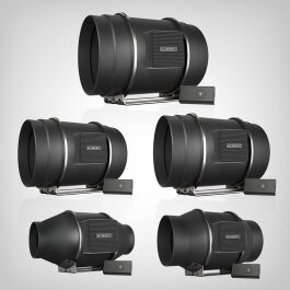 AC Infinity CLOUDLINE PRO S4-S12, mit Drehzahlregler