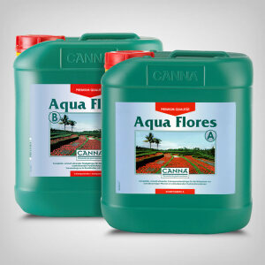 Canna Aqua Flores A & B, Blütedünger, 5 Liter
