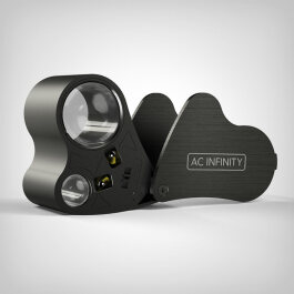 AC Infinity Juwelierlupe, mit LED-Licht und zwei Linsen