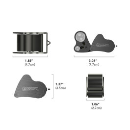 AC Infinity Juwelierlupe, mit LED-Licht und zwei Linsen