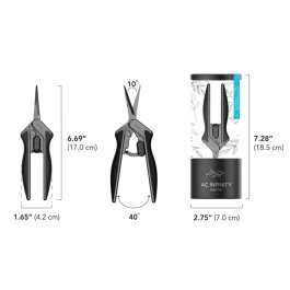 AC Infinity Astschere aus Edelstahl mit Reinigungsset,...