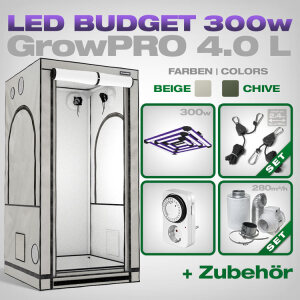 Low Budget Grow Set LED GrowPRO 4.0 L, Lumatek ATS PRO 300W
