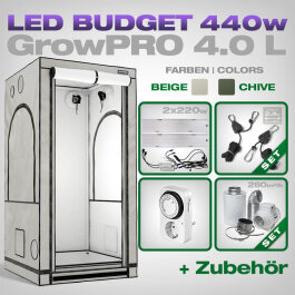 GrowPRO 4.0 L LED Grow Set + 2x hortiONE 600