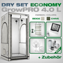 Grow Drying Tent Kit Economy GrowPRO 4.0 L, 100x100x200cm
