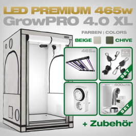 Growbox Komplettset LED GrowPRO 4.0 XL, Lumatek ZEUS 465W...