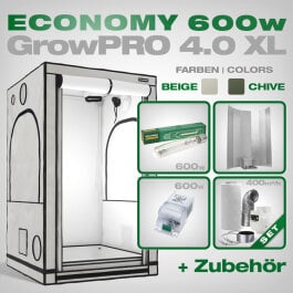 Growbox GrowPRO 4.0 XL, Grow Set 600W Economy