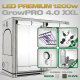 Growbox Komplettset LED GrowPRO 4.0 XXL, 2x Lumatek ZEUS 600W PRO 3.1