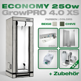 Growbox GrowPRO 4.0 XS, Grow Set 250W Economy