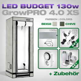 GrowPRO 4.0 XS LED Grow Set + 1x hortiONE 420