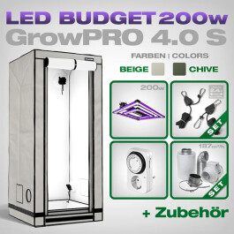Low Budget Grow Set LED GrowPRO 4.0 S, Lumatek ATS PRO 200W