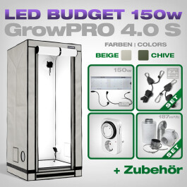GrowPRO 4.0 S LED Grow Set + 1x hortiONE 420