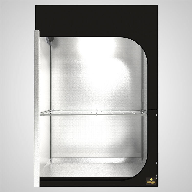Secret Jardin Dark Street DS120W Growzelt 120x60x178cm | Hochwertig, stabil, mit Zubehör für Indoor-Hydroponik