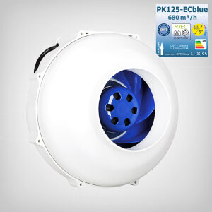 PK Rohrventilator 125-EC blue, 680 m3/h (RJEC)